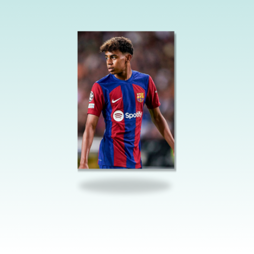 مغناطيس اللاعب يامين يمال (صورة مغناطيسية)