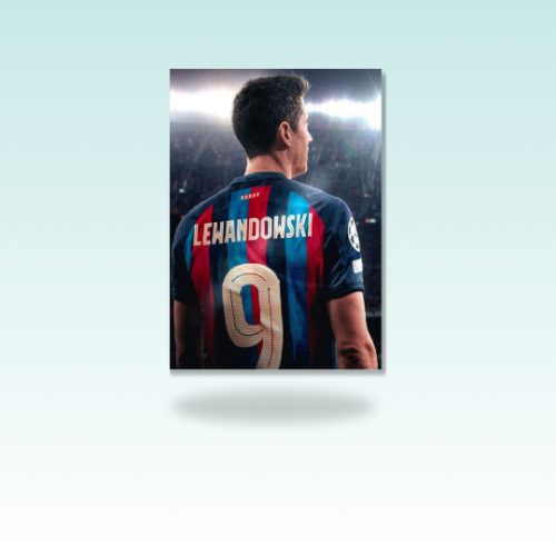 مغناطيس اللاعب ليفاندوفسكي - ليفا (صورة مغناطيسية)