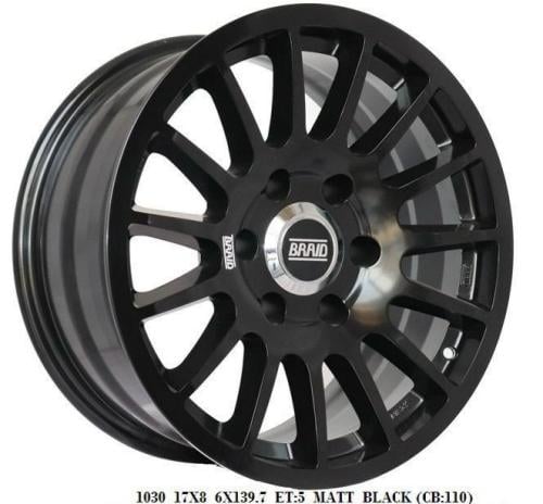 جنوط برايد مقاس 17*8 - 6*139 - ET5 - CB 110 البيع...