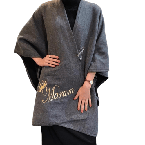 هدية الشتاء وشاح بالاسم