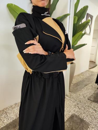 عباية أسود كاجوال يومية