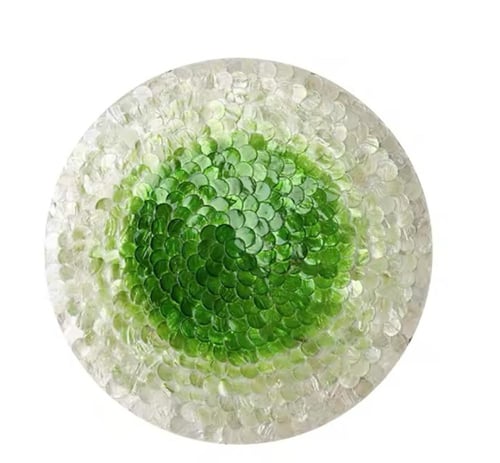 اندر مات صدف قاعدة خشب