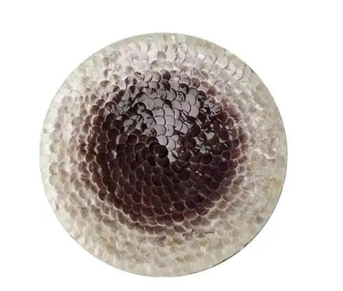 اندر مات صدف قاعدة خشب