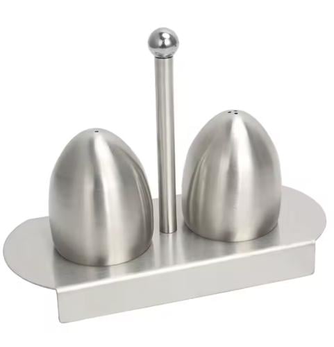 حامل ملح وفلفل معدني 2