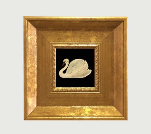 طقم ٦ لوح خشبية باللون الذهبي