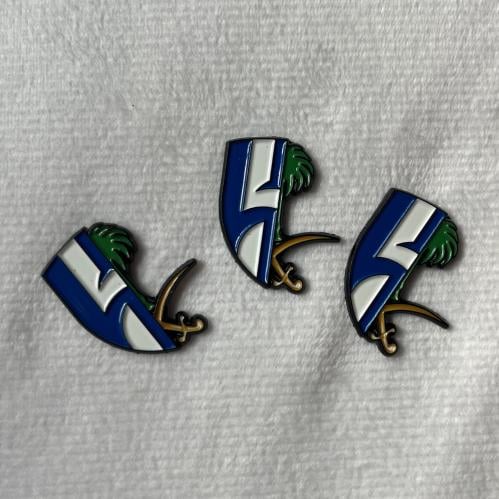 ملصق معدني 3M الهلال سيفين ونخلة