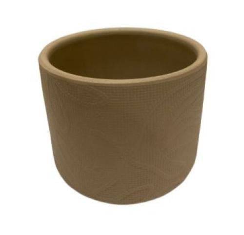حوض فخار نقشة عشوائية رمادي 10X10X8CM