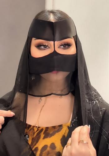 برقع حرير