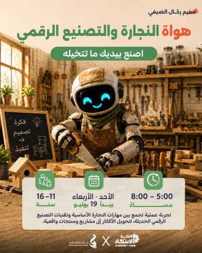 النجارة والتصنيع الرقمي (هواة النجارة و التصنيع)