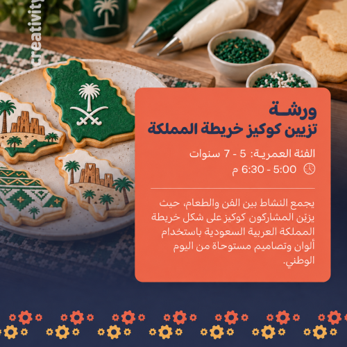 تزيين كوكيز خريطة المملكة Saudi Map Cookie Decorat...