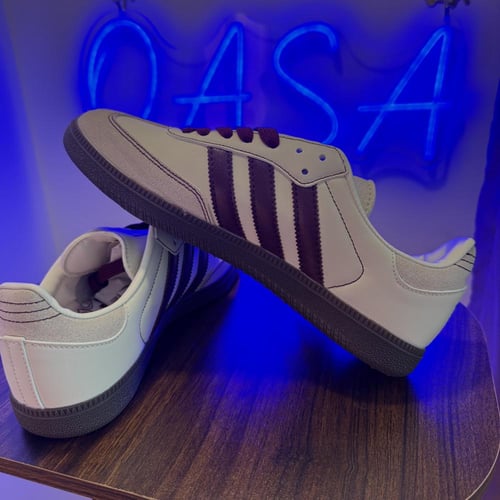 ADIDAS SAMBA 'Wonder White Maroon '