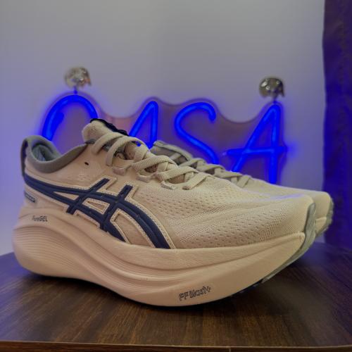 حذاء اسيكس جيل نيمبس 27 GEL NIMBUS (بيج/أزرق)