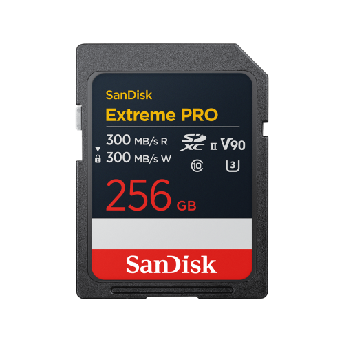 ذاكرة كاميرا 256 جيجا من شركة SANDISK