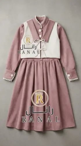 Elegant winter apron