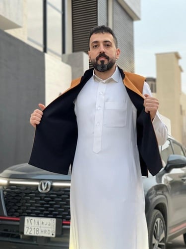 سديري جوخ وجهين اسود و عسلي