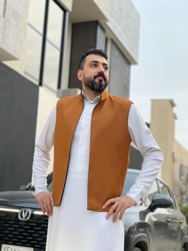 سديري جوخ وجهين اسود و عسلي