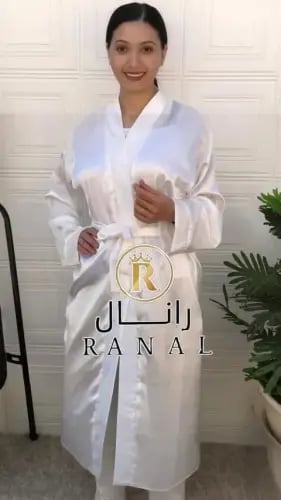 روب حرير للعروس او الميك أب