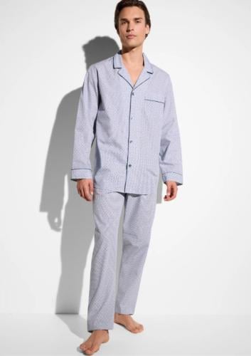 Zimmerli - Cotton Poplin Print Pyjama Long