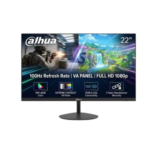 شاشة dahua مقاس 22 بوصة بدقة fhd - اسود N96487521A