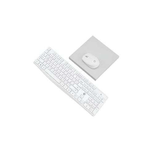 hp cs10 طقم لوحة مفاتيح وماوس لا سلكي - ابيض N31524896A