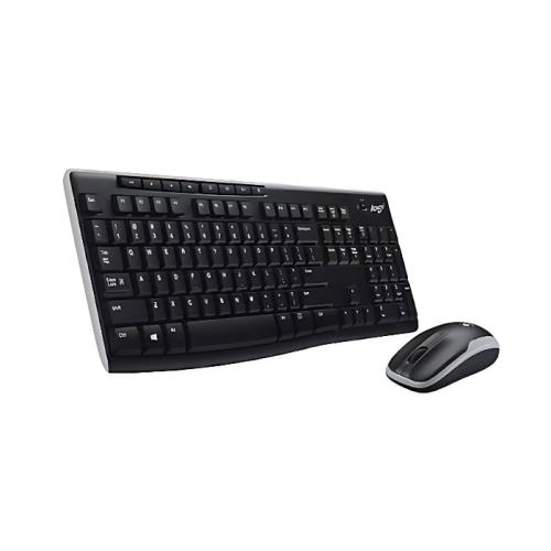 logitech mk270 لوحة مفاتيح وماوس لاسلكي ـــ أسود N58745321A