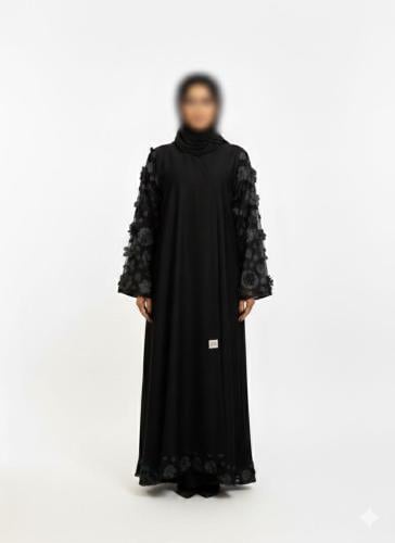 عباية وردة اللؤلؤ