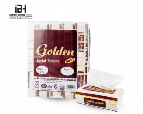 Golden facial tissues, upgraded – two layers – 10...