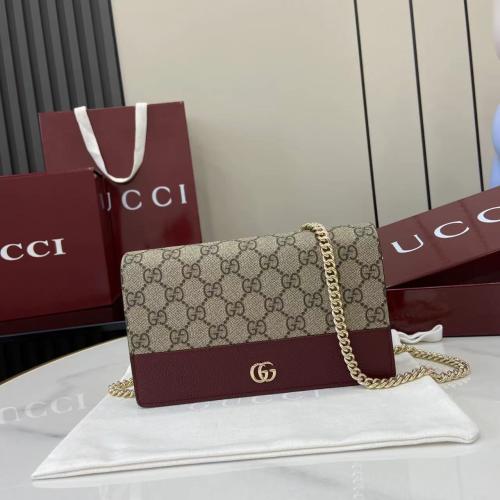 Gucci GG Marmont chain wallet