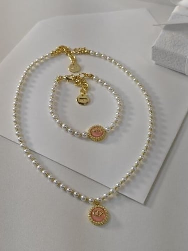 طقم سلسال مع حلق