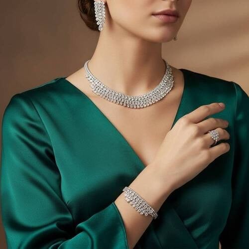 اطقم زيركون ناعم 4 قطع