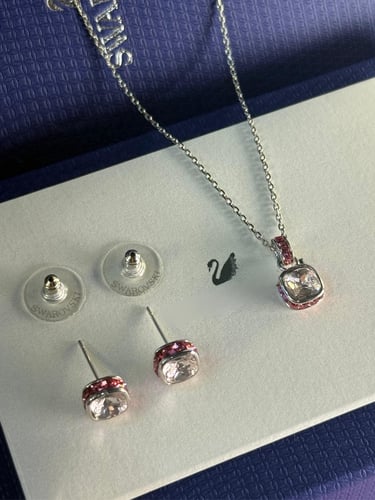 طقم سلسال مع حلق