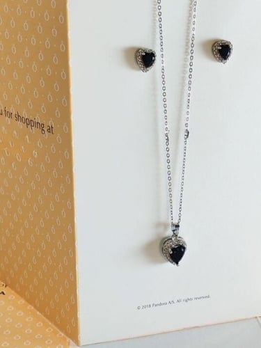 طقم سلسال مع حلق