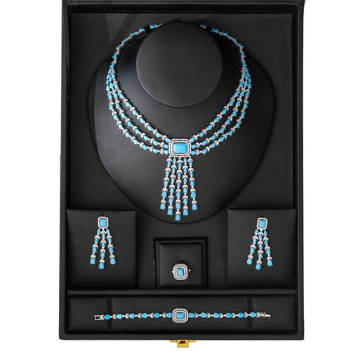 طقم زركون مكس دقة الماس من ozon