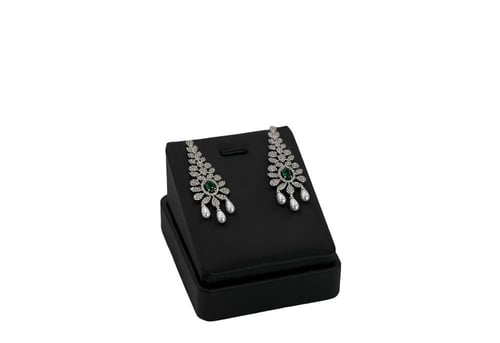 طقم زركون فضي من ozon