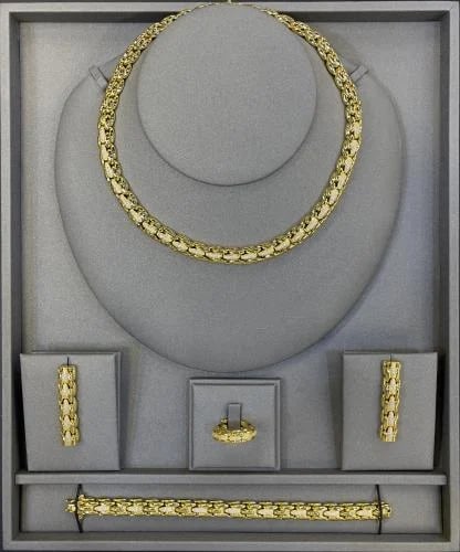 Luxury gold zircon set from Ozone