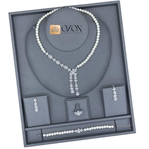 طقم لولو زركون فاخر