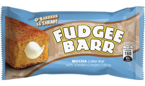 REBISCO FUDGEE BARR MOCHA RAGE 10 OUTER x 40GM