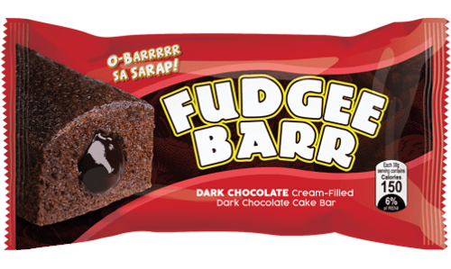 REBISCO FUDGEE BARR DARK CHOCOLATE 10 OUTER x 40GM