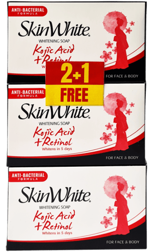 SKINWHITE WHTNG SOAP KOJ+RETINOL 96 2+1ME