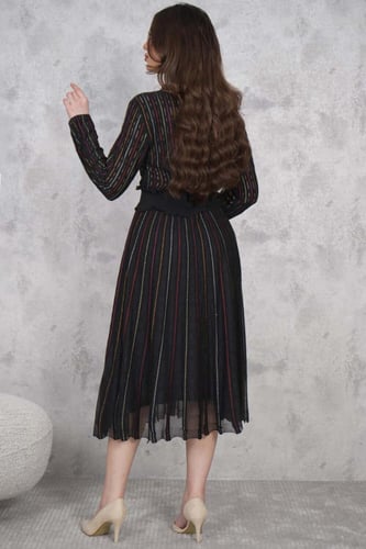 فستان ميدي مقلم