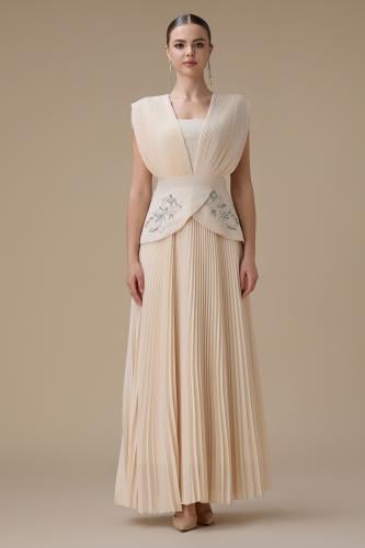 فستان طويل بيج بليسيه