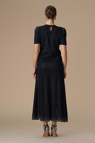 طقم أسود ميدي جيرسيه