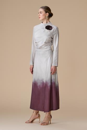 فستان بيج طويل اومبريه