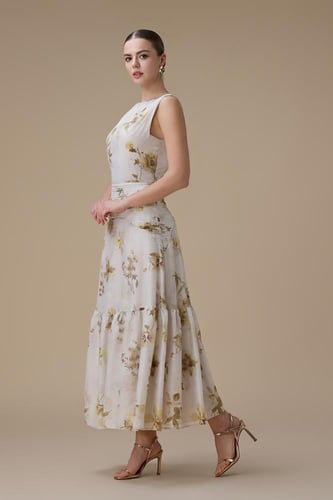 فستان بيج ميدي مورد