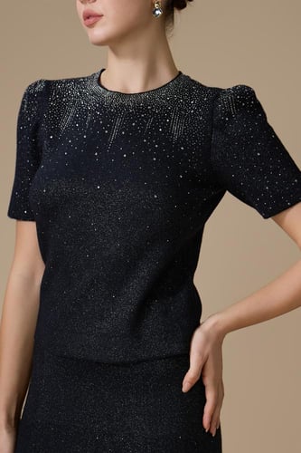 طقم أسود ميدي جيرسيه