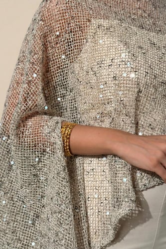 جمبسوت سكري بكاب شبكي مطرز