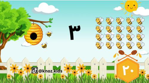 مؤقت النحلة ٢٠ ثانية