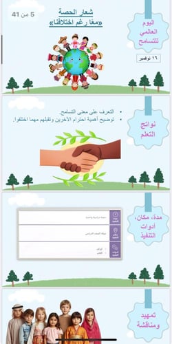 التسامح - المرحلة الابتدائية - الصفوف العليا