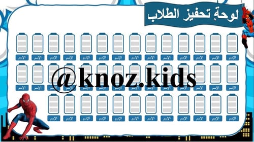 لوحة تحفيز سبايدر مان