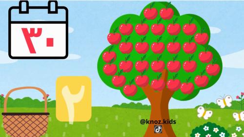 مؤقت العد التنازلي - تفاح-٣٠ ثانية